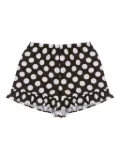 Sleeper Cha Cha polka dot shorts set - Black
