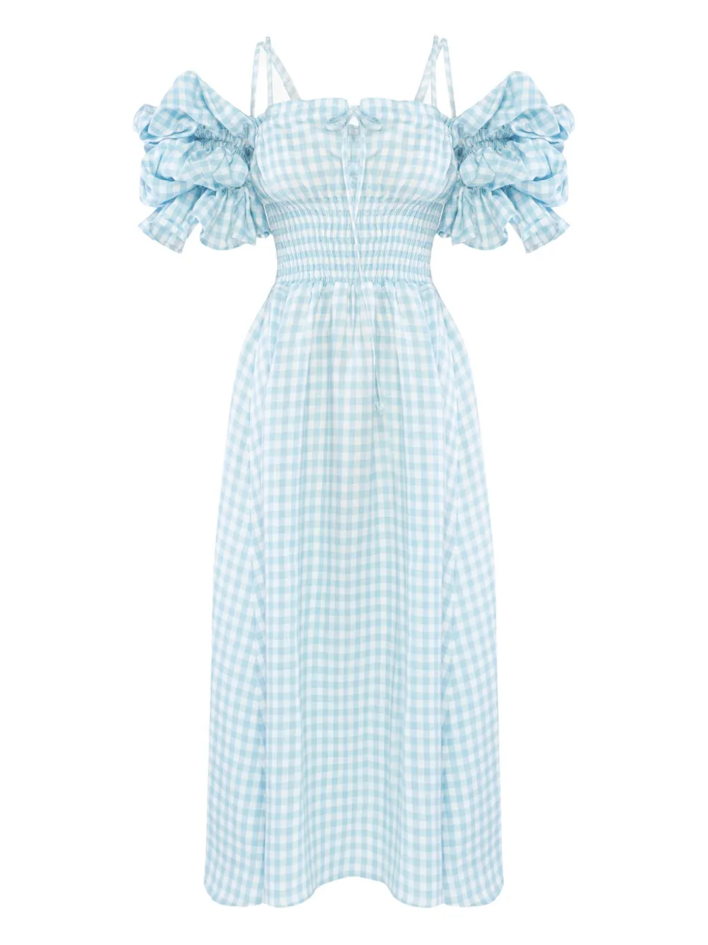 Sleeper Arle Midi Dress In Blue