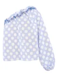 Sleeper polka-dot blouse - Blue