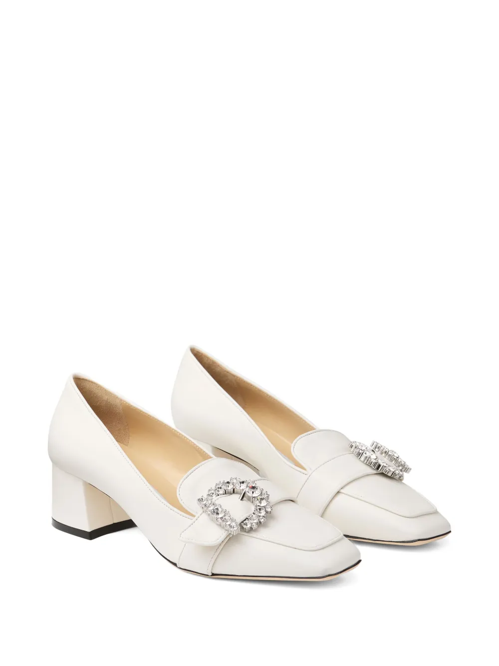 Jimmy Choo 45mm Cheri pumps verfraaid met kristallen Wit