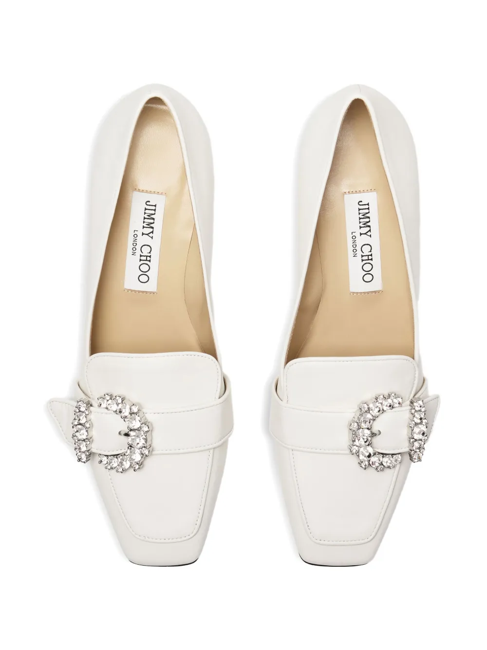 Jimmy Choo 45mm Cheri pumps verfraaid met kristallen Wit