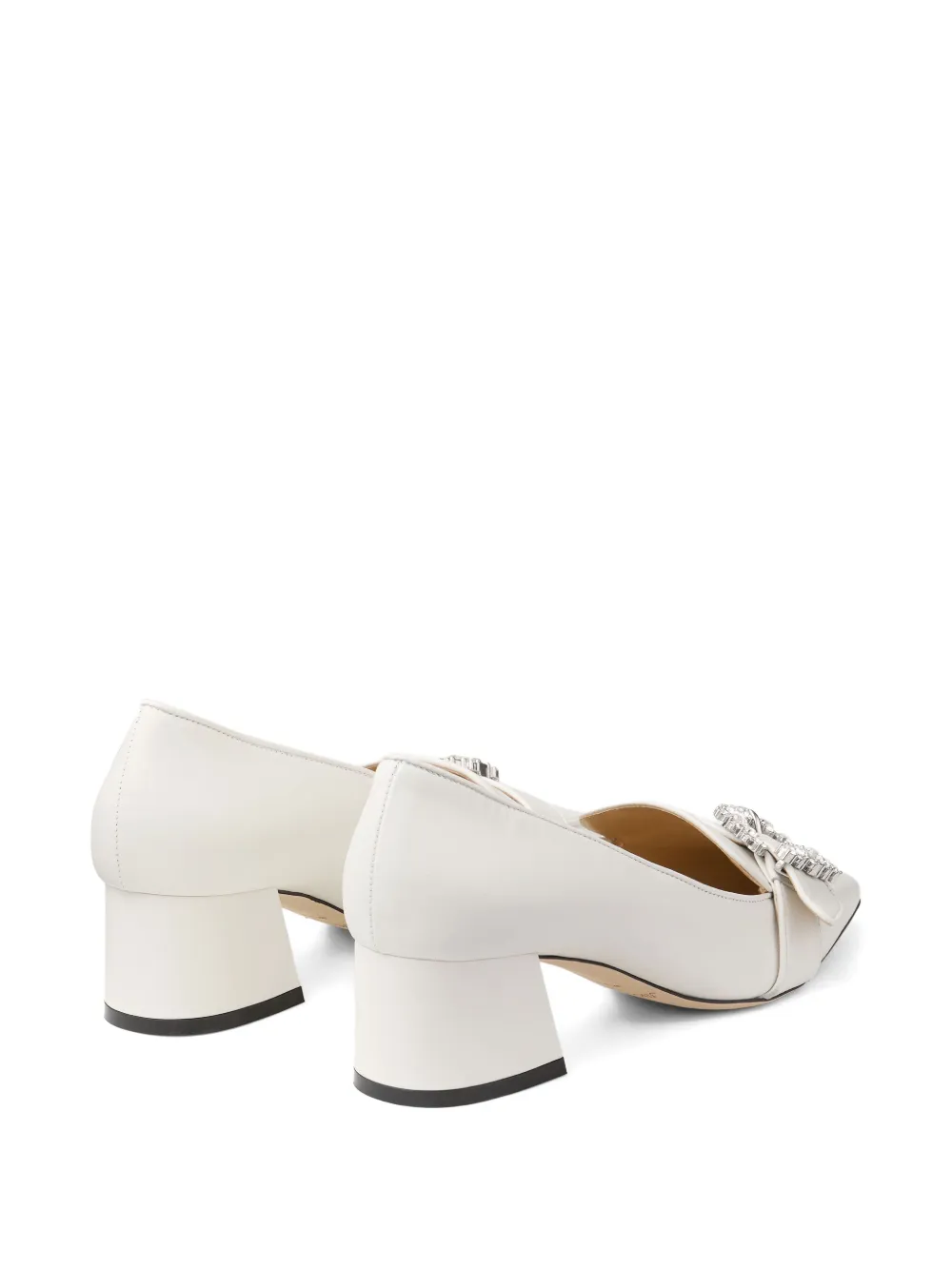 Jimmy Choo 45mm Cheri pumps verfraaid met kristallen Wit