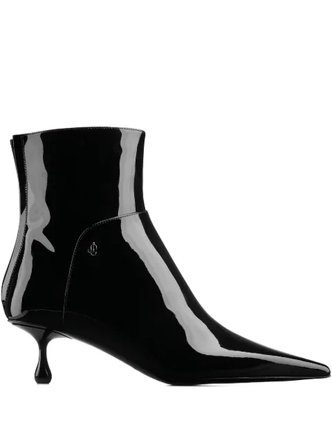 Jimmy Choo 50mm Cycas pointed-toe patent leather boots