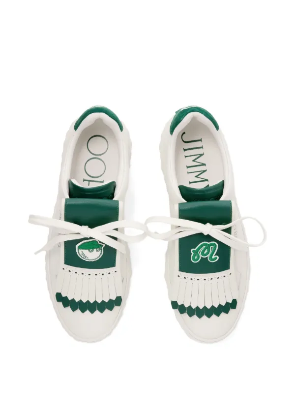 JIMMY CHOO x Malbon 2.0 Diamond F スニーカー Jimmy Choo x Malbon 2.0 Diamond F low-top Sneakers | White