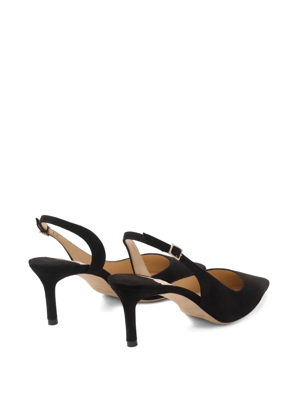 Jimmy Choo 60mm Lenora suede slingback pumps Black