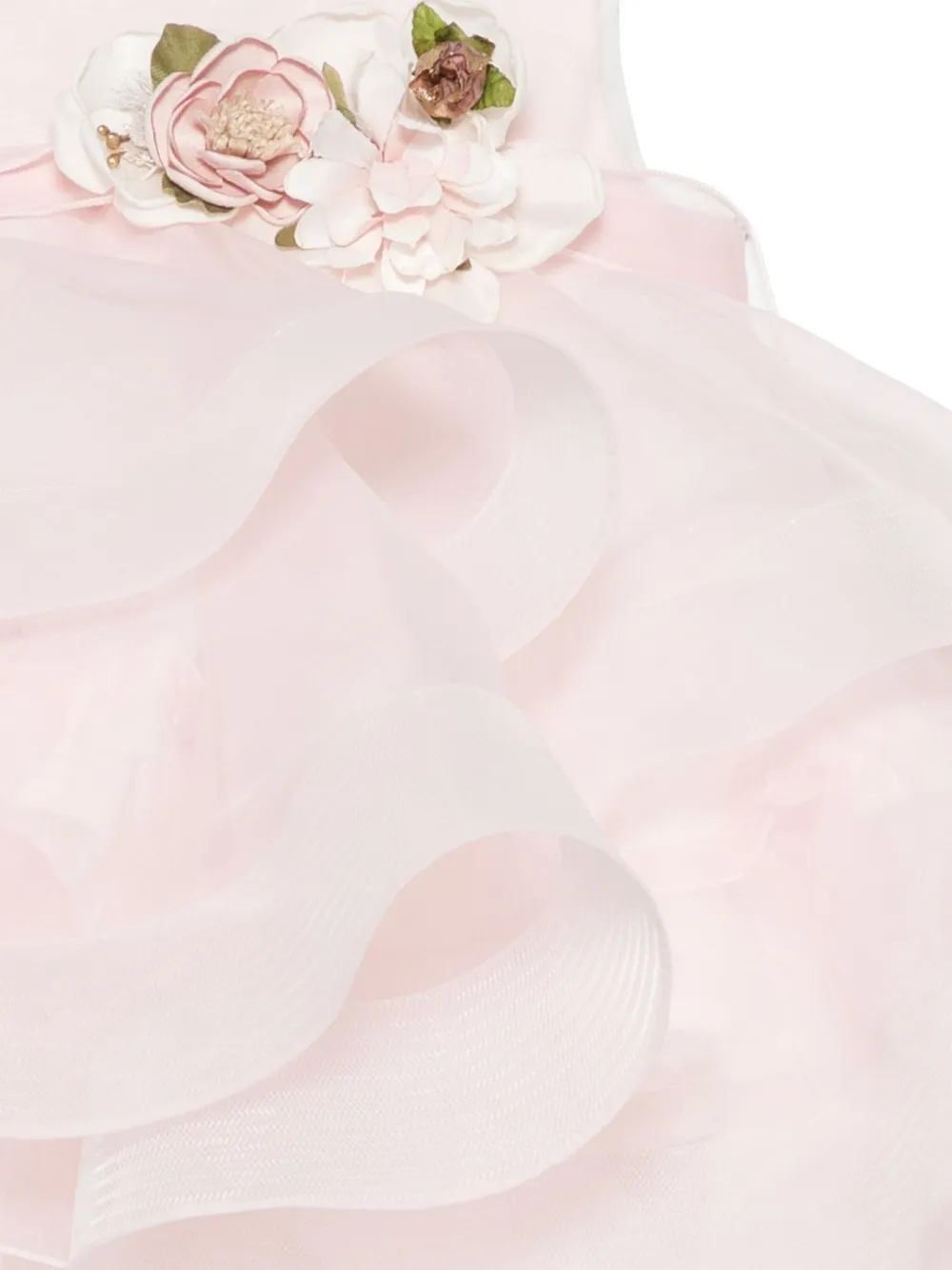 Mimilù Jurk met bloemenpatch Roze