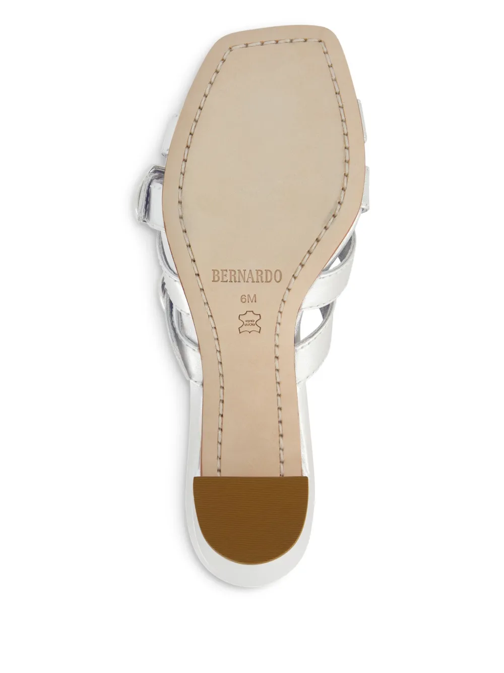 Bernardo 76mm Bea strappy sandals Silver