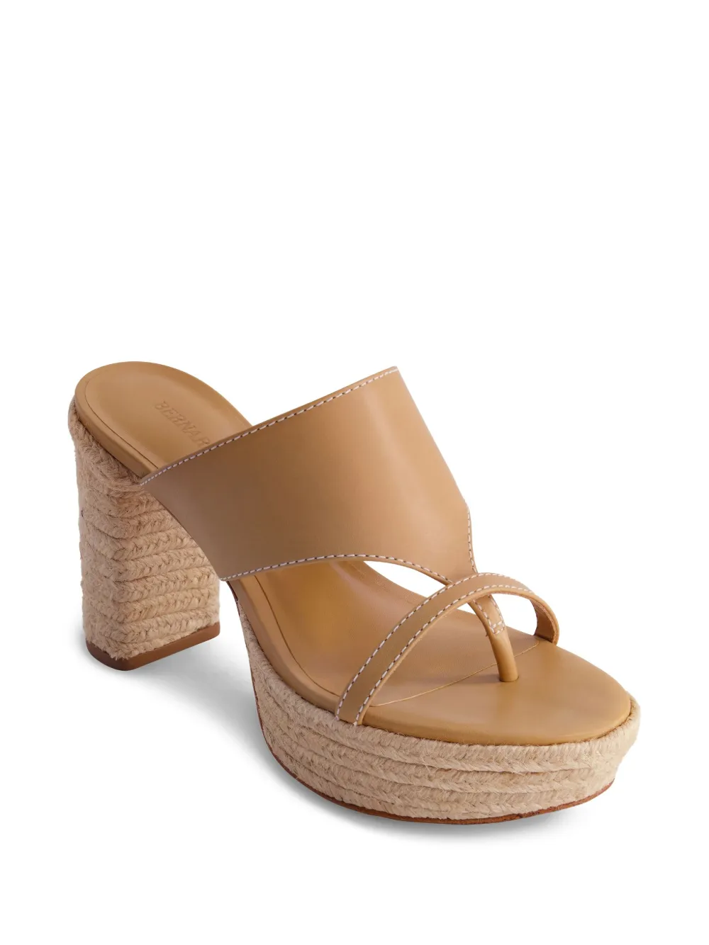 Bernardo 95mm strap espadrilles Brown