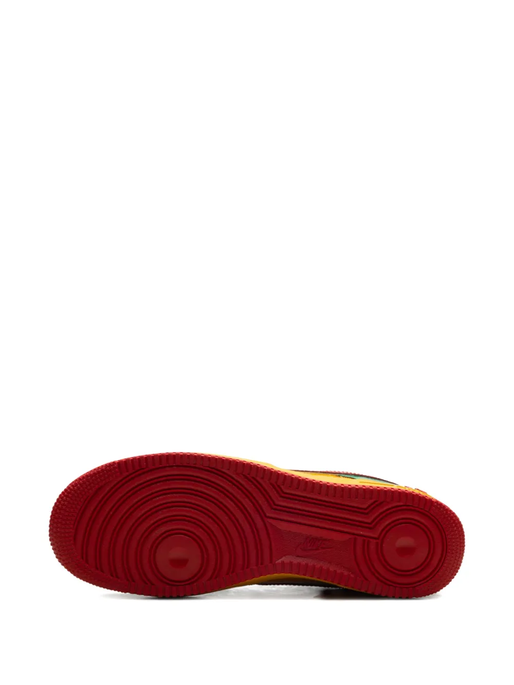 Nike x Lil Yachty Concrete Boys Air Force 1 Low "Lucky Green Mystic Red" sneakers Groen