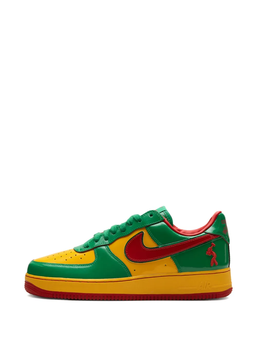 Nike x Lil Yachty Concrete Boys Air Force 1 Low "Lucky Green Mystic Red" sneakers Groen