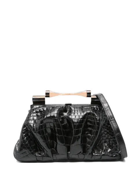 Giorgio Armani Pre-Owned 2000s clasp-fastening clutch bag