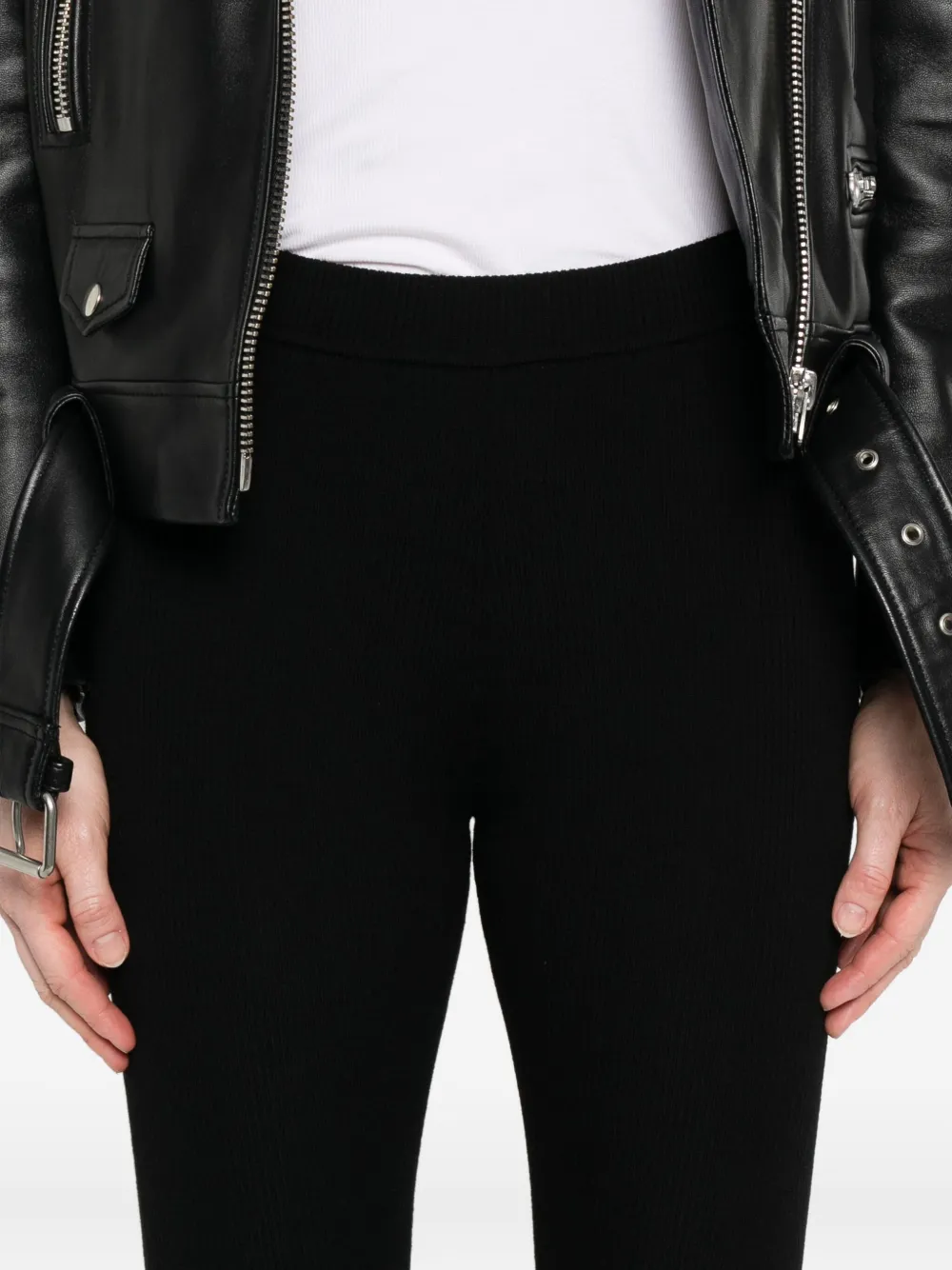 P.A.R.O.S.H. Wollen legging Zwart