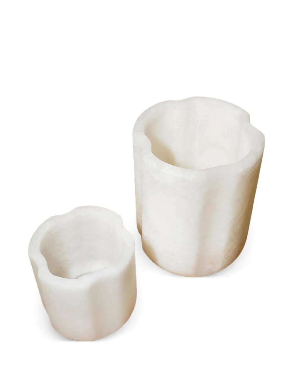 Editions Milano medium Arch candle holder (12cm x 8.5cm) - Wit