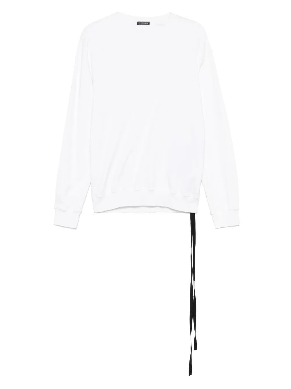 Ann Demeulemeester Felpa leggera in cotone - Bianco