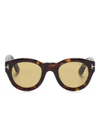 TOM FORD Eyewear Lucinda サングラス | ブラウン | FARFETCH JP