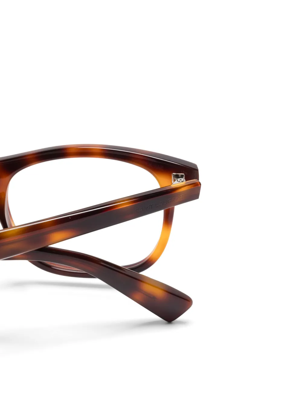 Saint Laurent Eyewear Bril met vierkant montuur Bruin