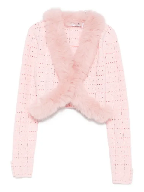Self-Portrait cotton blend cardigan