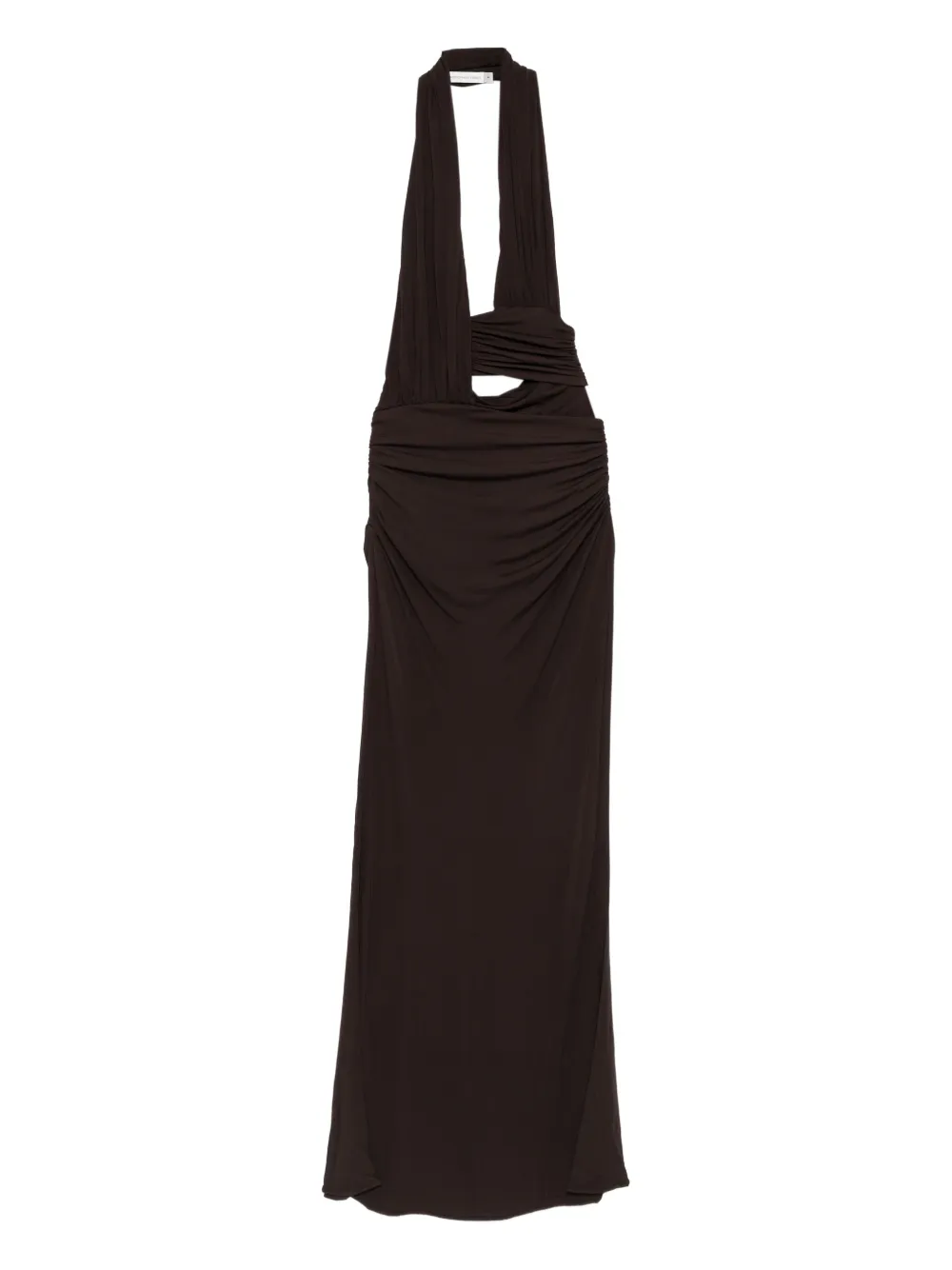 Christopher Esber draped cut-out maxi dress | Brown | Image 1