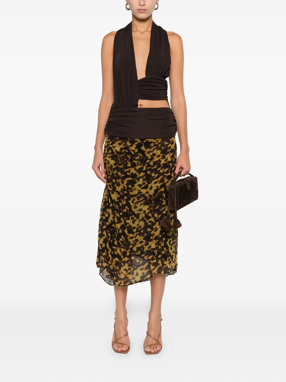 Christopher Esber draped top - Bruin