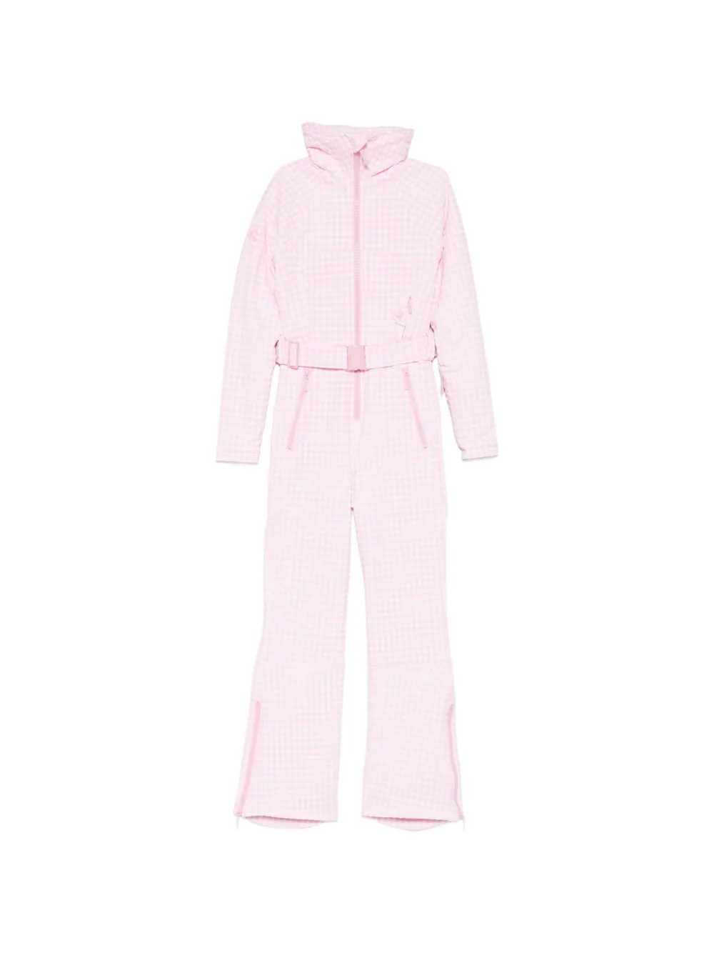 Cordova gingham-pattern belted ski suit - Rosa