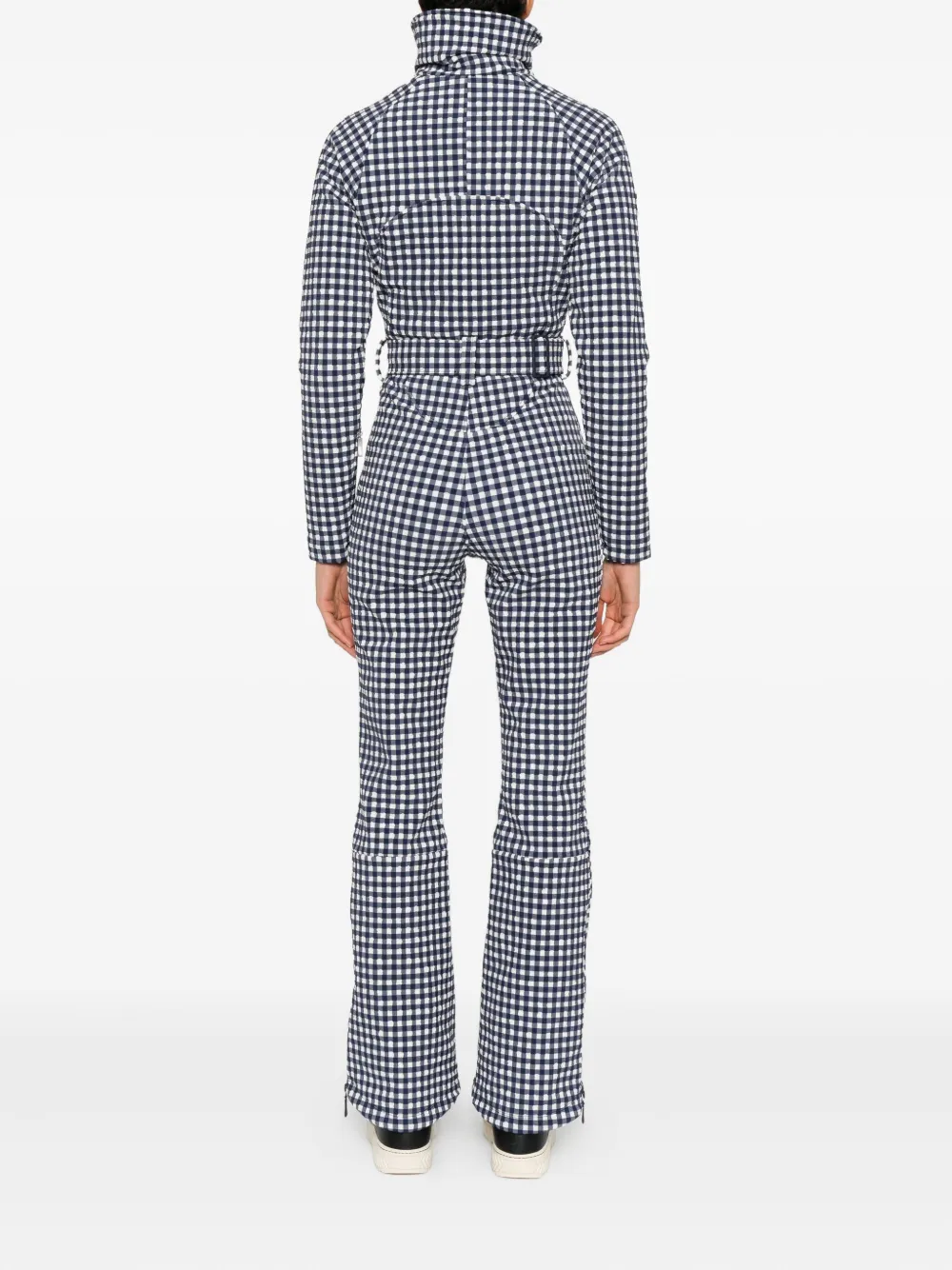 Cordova Chatel geruit skipak met ceintuur Blauw