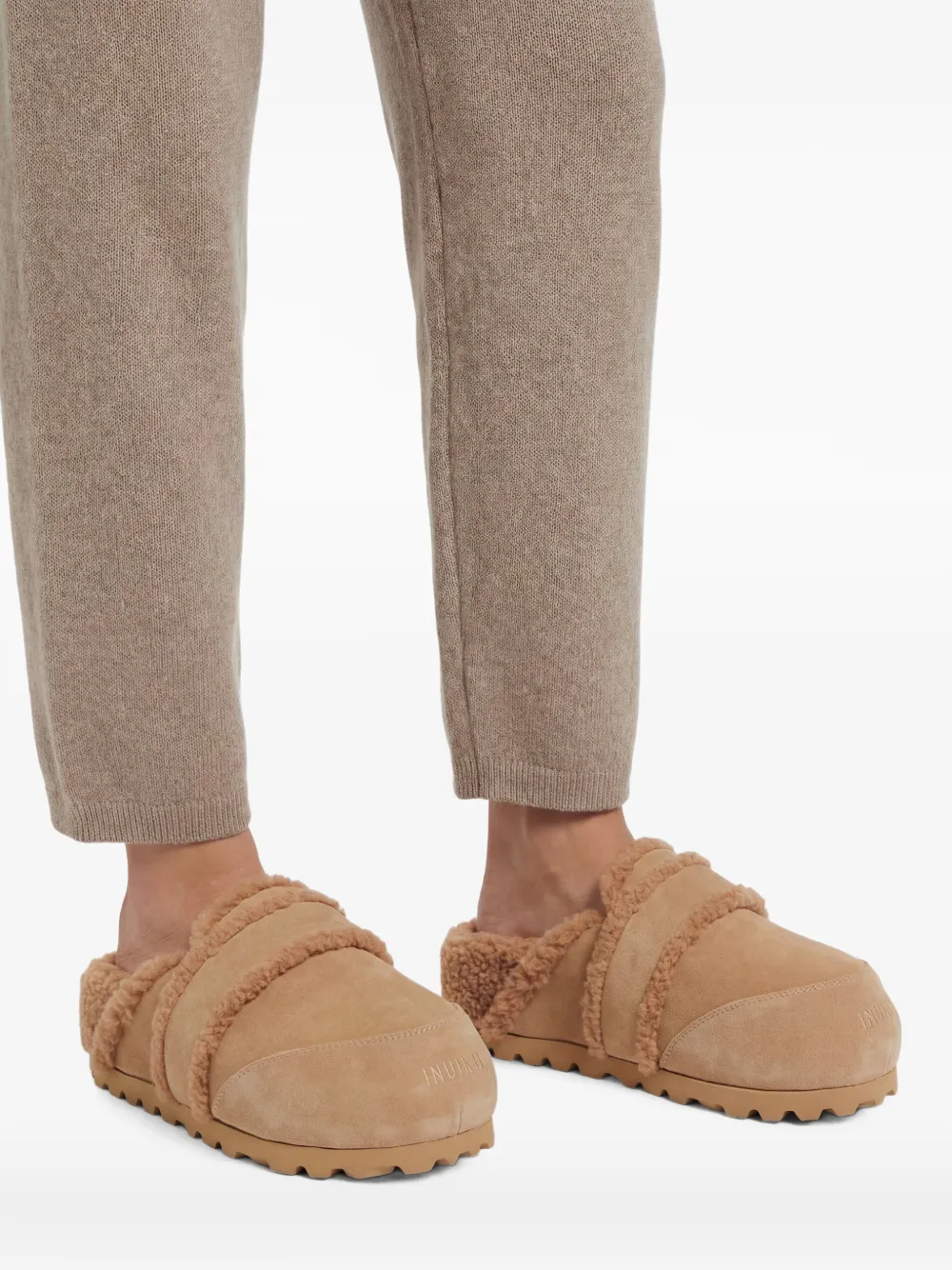 Inuikii Suède loafers Bruin