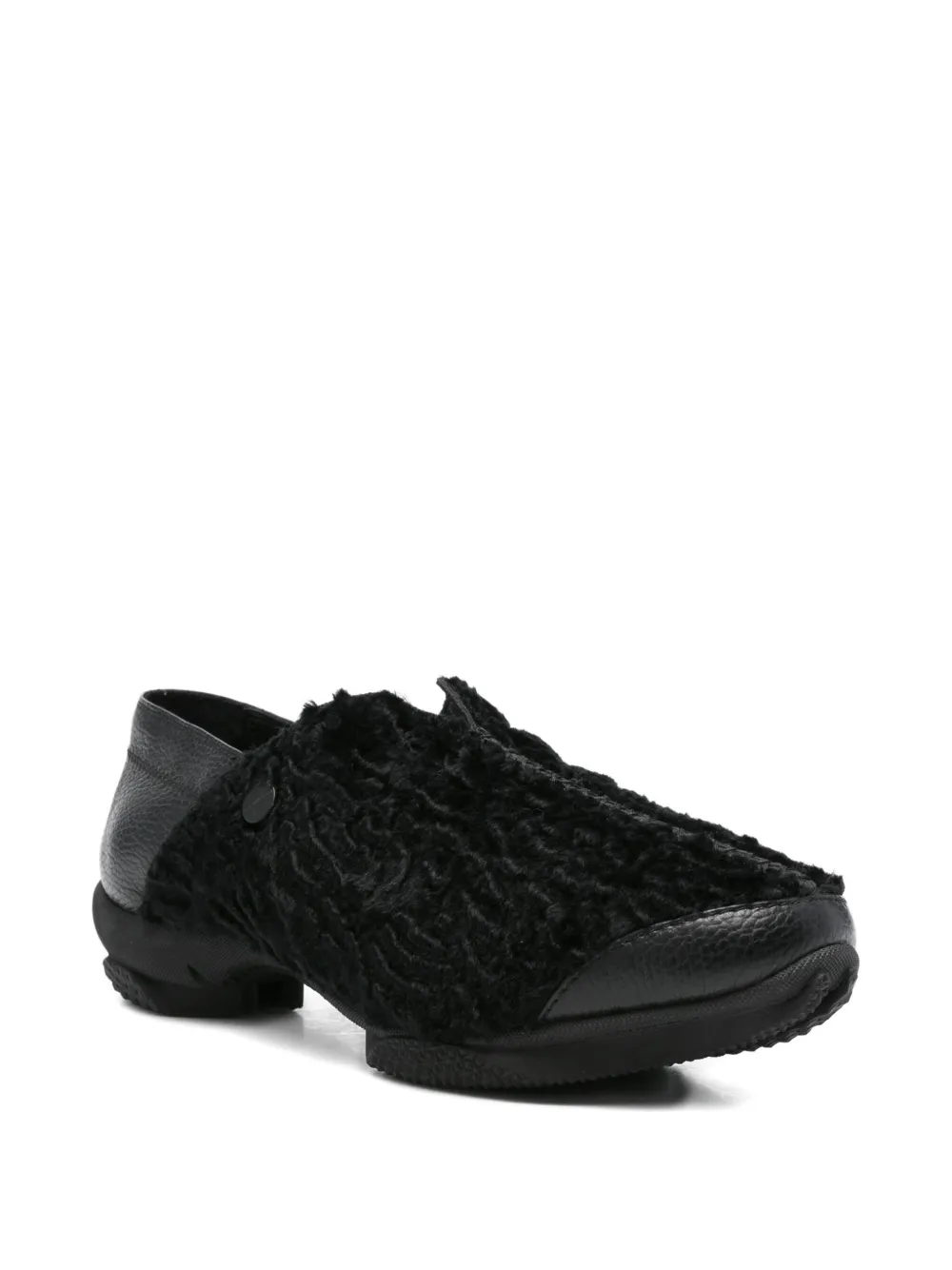 Kiko Kostadinov Vig loafers met textuur - Zwart