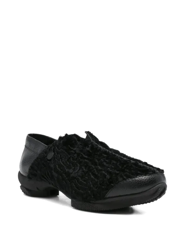 Kiko Kostadinov Vig テクスチャード ローファー | ブラック | FARFETCH JP