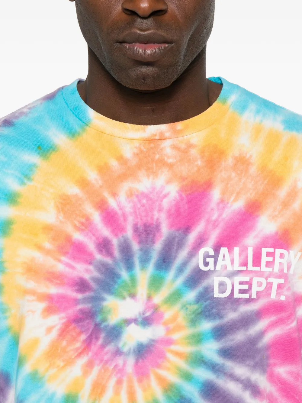 GALLERY DEPT. Souvenir T-shirt met tie-dye effect Blauw