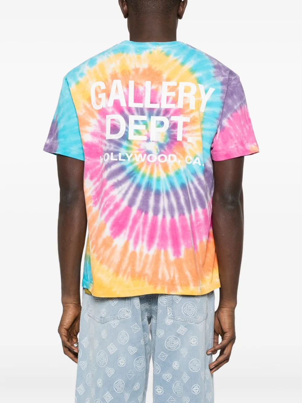GALLERY DEPT. Souvenir T-shirt met tie-dye effect Blauw