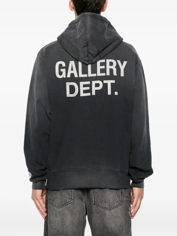 GALLERY DEPT. Paint Logo Hoodie | Black | FARFETCH