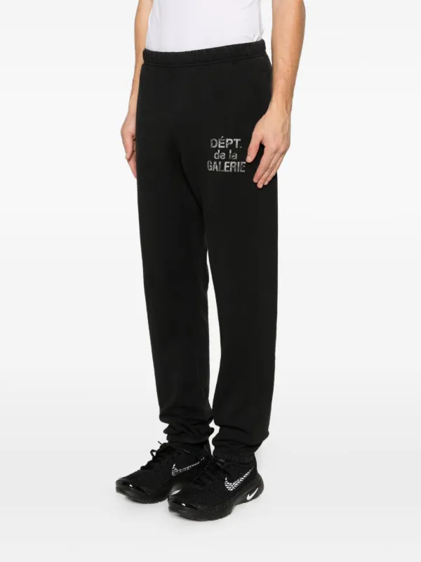 GALLERY DEPT. graphic-print Track Pants | Black | FARFETCH RO