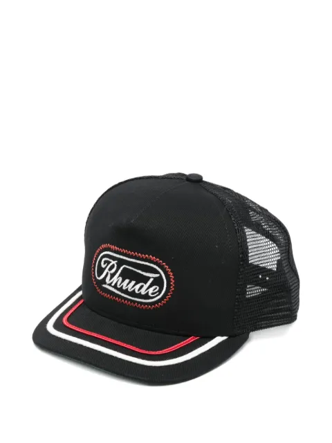 RHUDE patch trucker cap