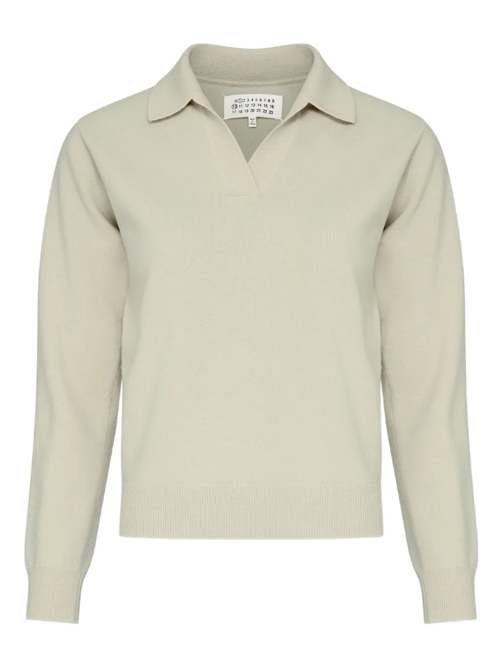 Maison Margiela Trui met polokraag Beige