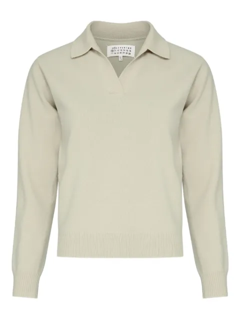 Maison Margiela كنزة بياقة بولو