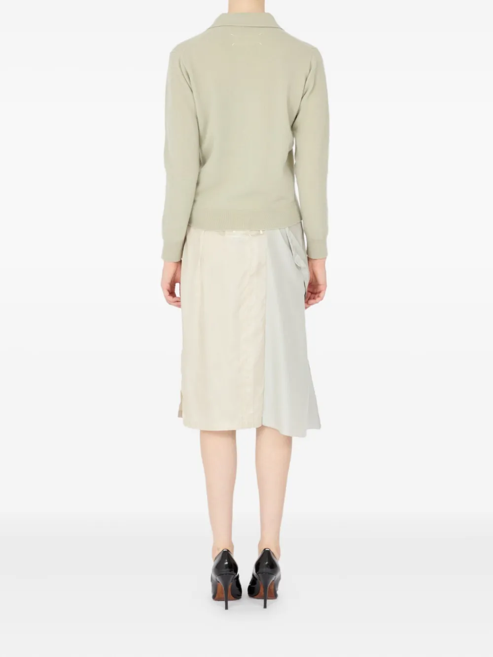 Maison Margiela Trui met polokraag Beige