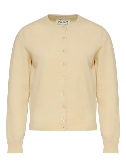 Maison Margiela cardigan en laine vierge à franges