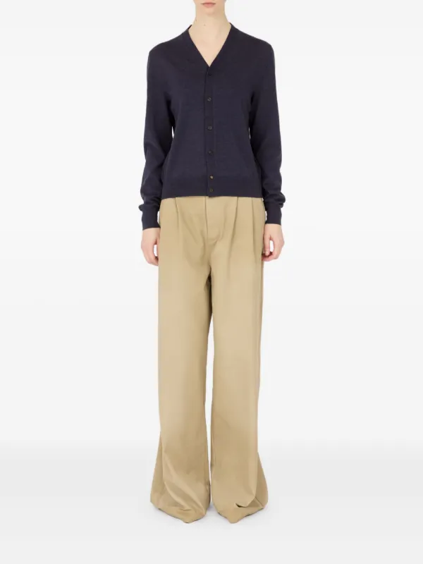 Maison Margiela ウール カーディガン | ブルー | FARFETCH JP