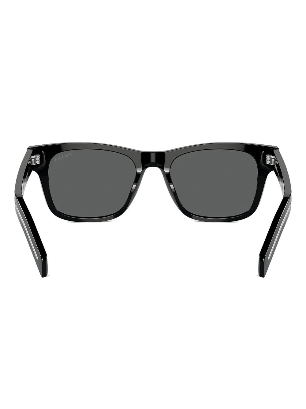 Prada Eyewear Zonnebril met vierkant montuur Zwart