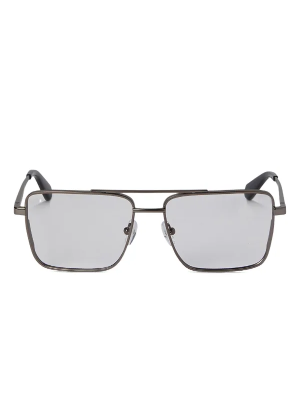 Off-White グレー スクエアサングラス Off-White Eyewear スクエアフレーム サングラス | グレー