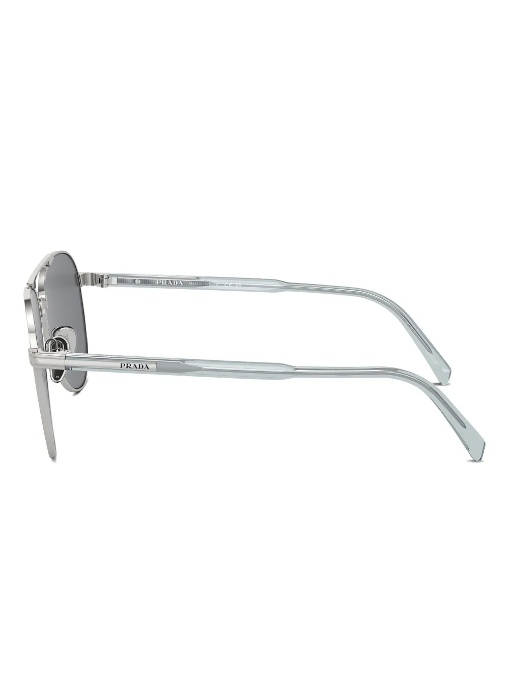 Prada Eyewear Zonnebril met piloten montuur Zilver