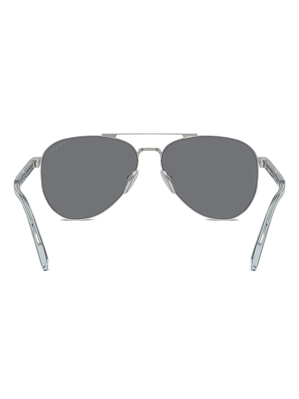 Prada Eyewear Zonnebril met piloten montuur Zilver