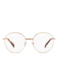 Miu Miu Eyewear round-frame glasses - Gold