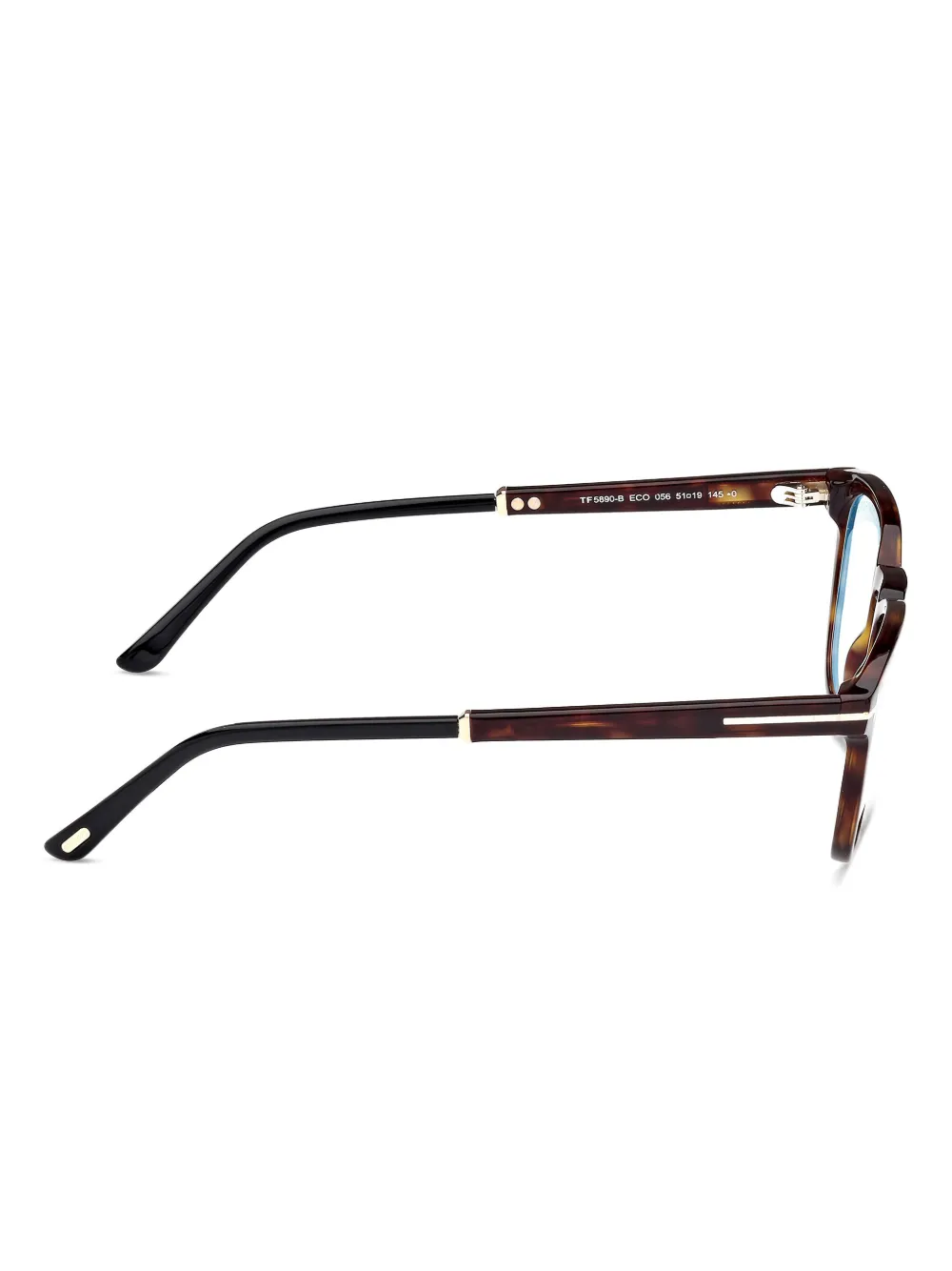 TOM FORD Bril met schildpadschild design Bruin