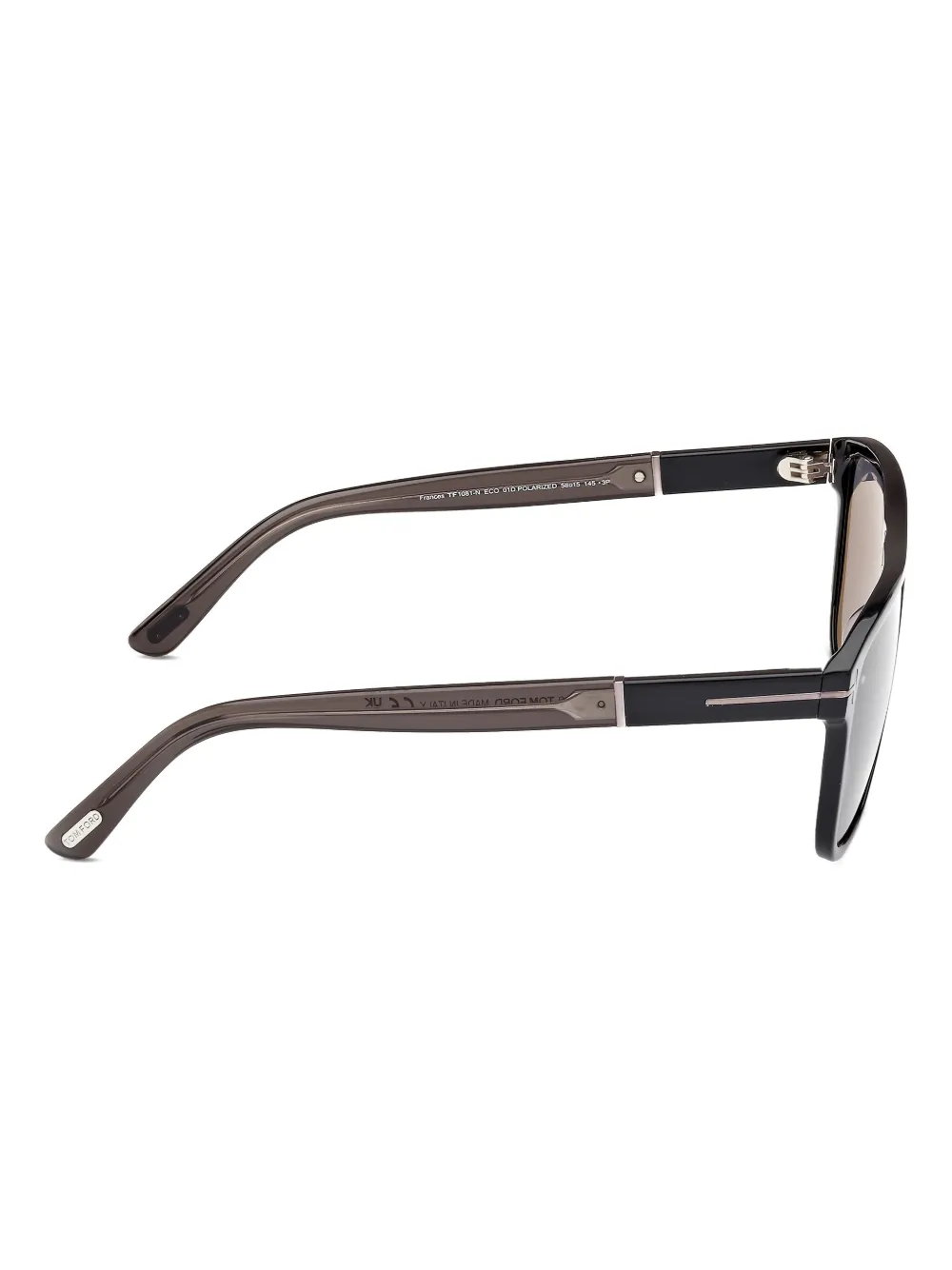 TOM FORD Eyewear Frances zonnebril met vierkant montuur Zwart