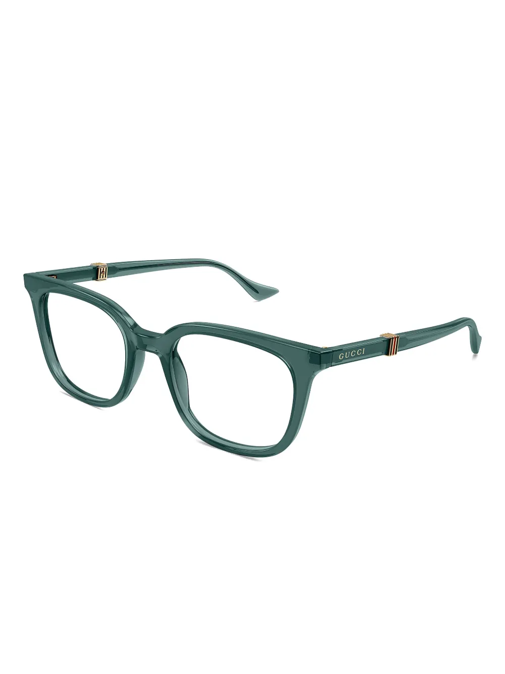 Gucci Eyewear Web Stripe square-frame glasses | Image 2