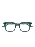 Gucci Eyewear Web Stripe square-frame glasses - Green