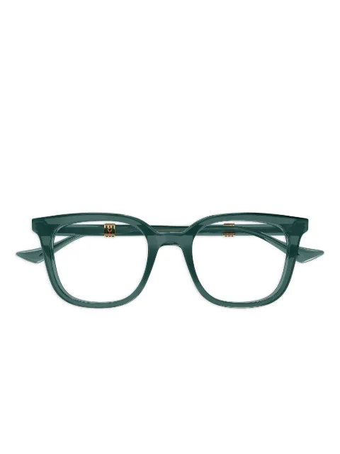 Gucci Eyewear Web Stripe square-frame glasses