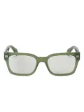 Off-White Eyewear Style 53 square glasses - Green