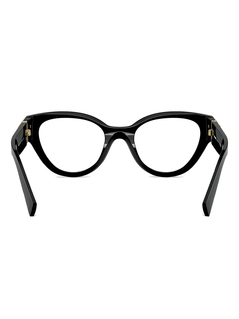 Miu Eyewear Bril met cat-eye montuur Zwart